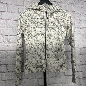 Lululemon scuba writing zip up